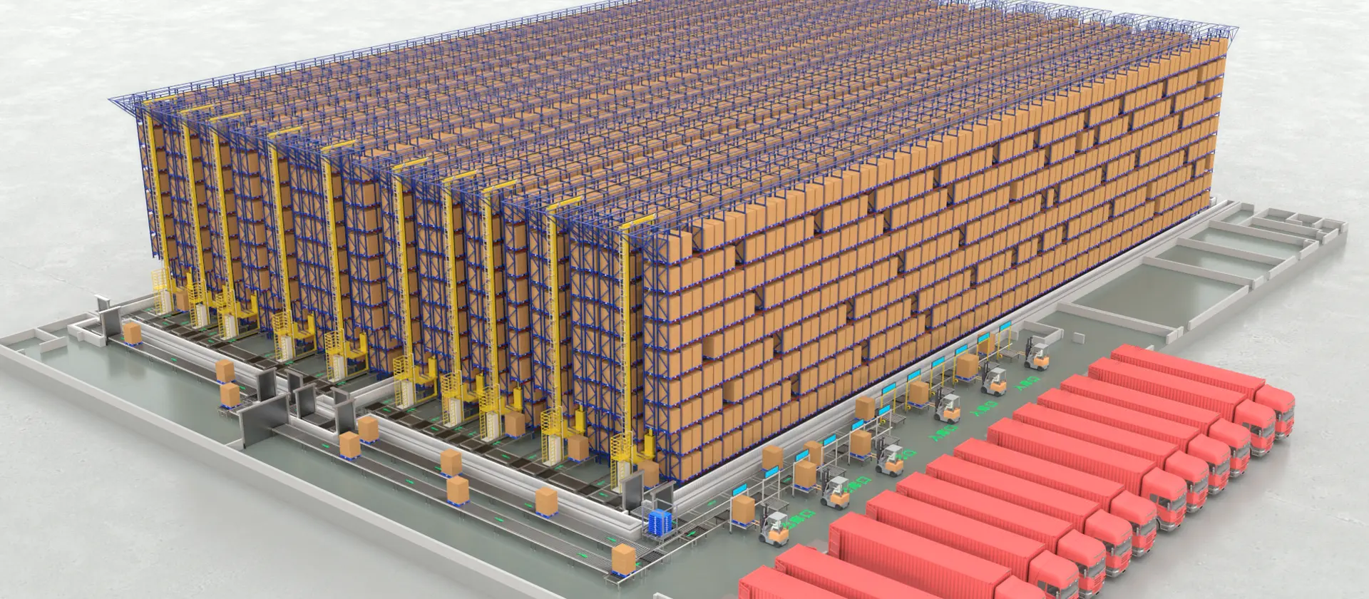 حلول أرفف المستودعات