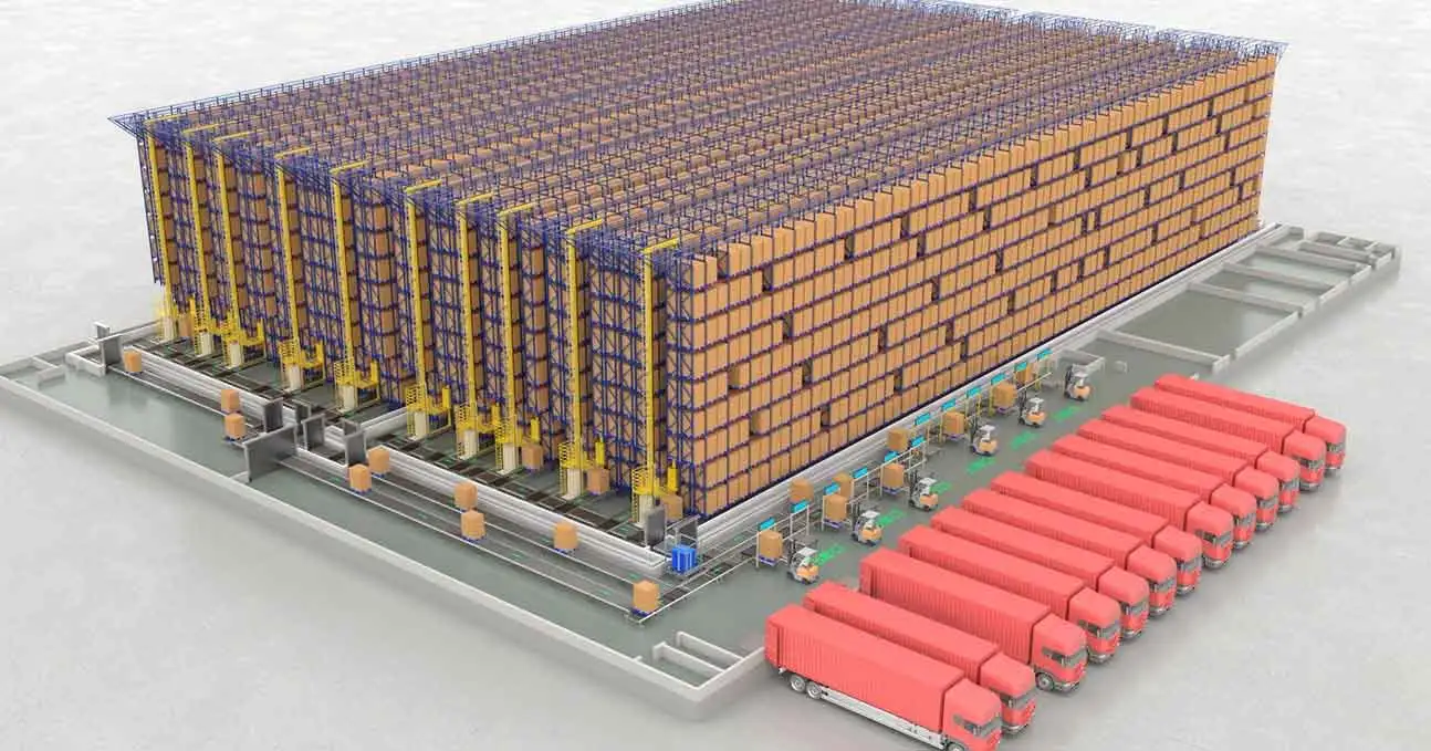 حلول أرفف المستودعات