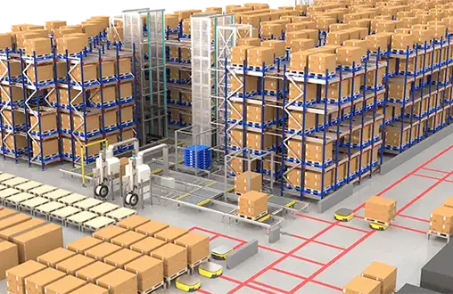 نظام المكوك رباعي الاتجاهات (4-Way Shuttle System)