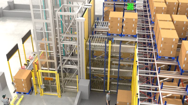 warehouse freight elevator